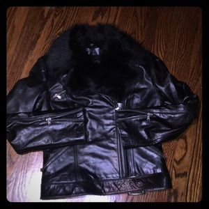 🍍👖Retro/Vintage Genuine Leather Moto Jacket